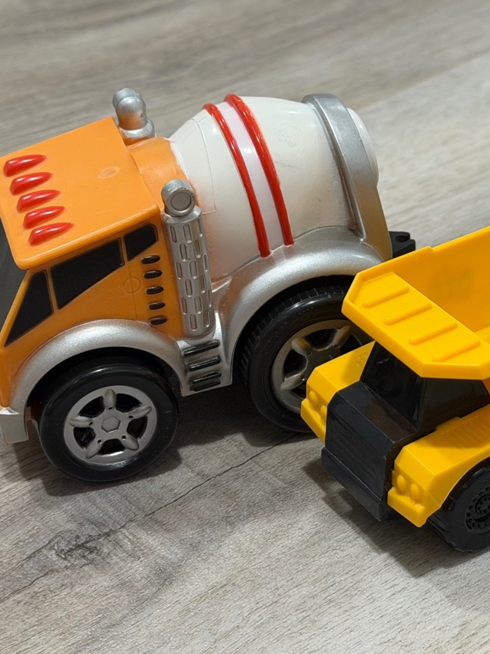 Kids Construction Truck Lot Cement Mixer Dump Truck Toy Bundle